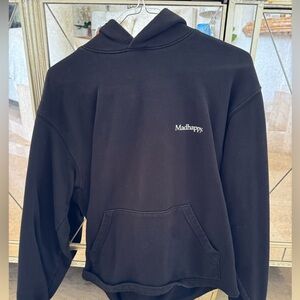 Madhappy stitched black hoodie